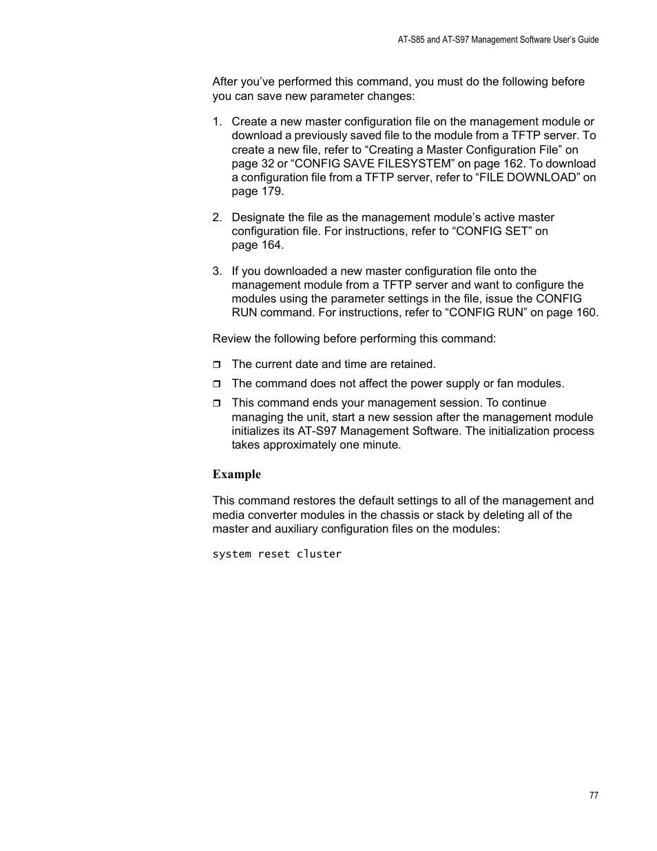 Allied Telesis AT-S97 User Manual | Page 77 / 248