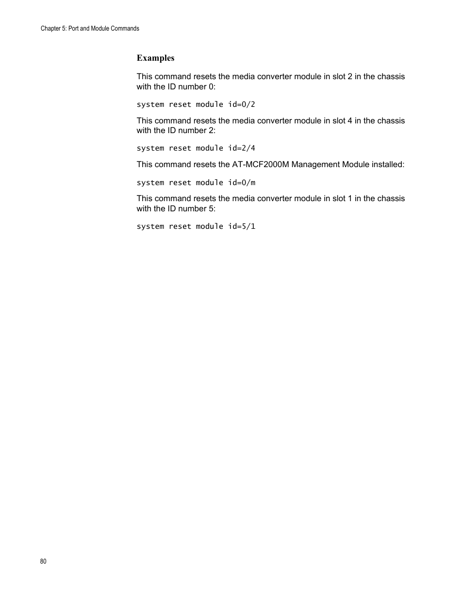 Allied Telesis AT-S97 User Manual | Page 80 / 248