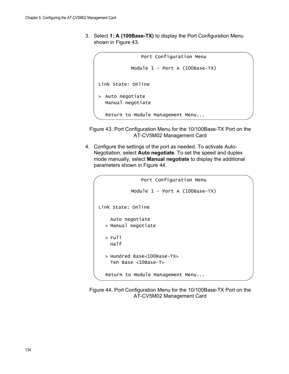 Allied Telesis AT-S102 User Manual | Page 134 / 374