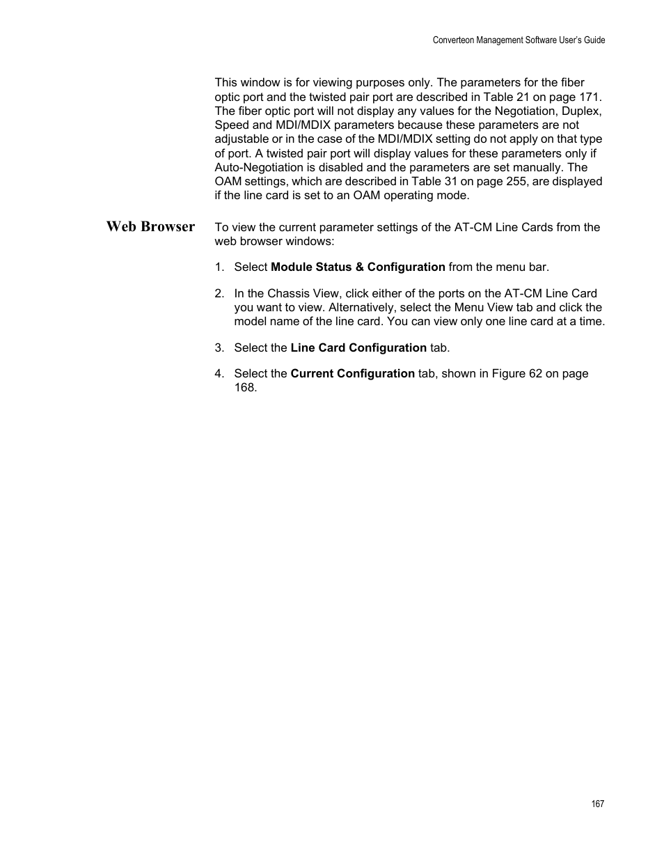 Web browser | Allied Telesis AT-S102 User Manual | Page 167 / 374