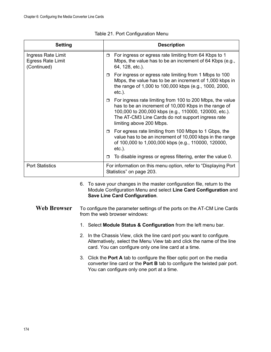 Web browser | Allied Telesis AT-S102 User Manual | Page 174 / 374