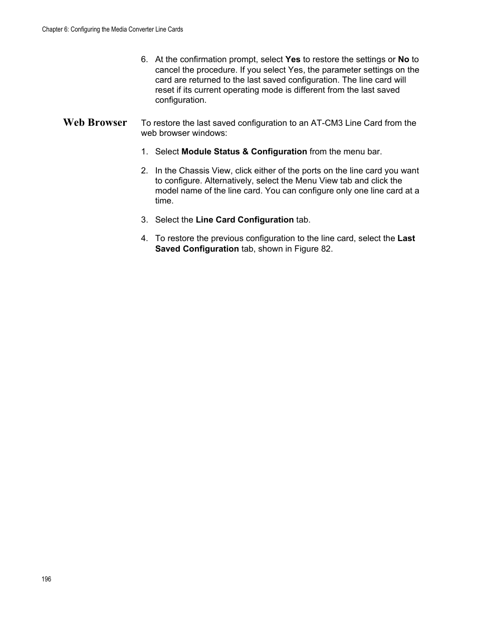 Web browser | Allied Telesis AT-S102 User Manual | Page 196 / 374