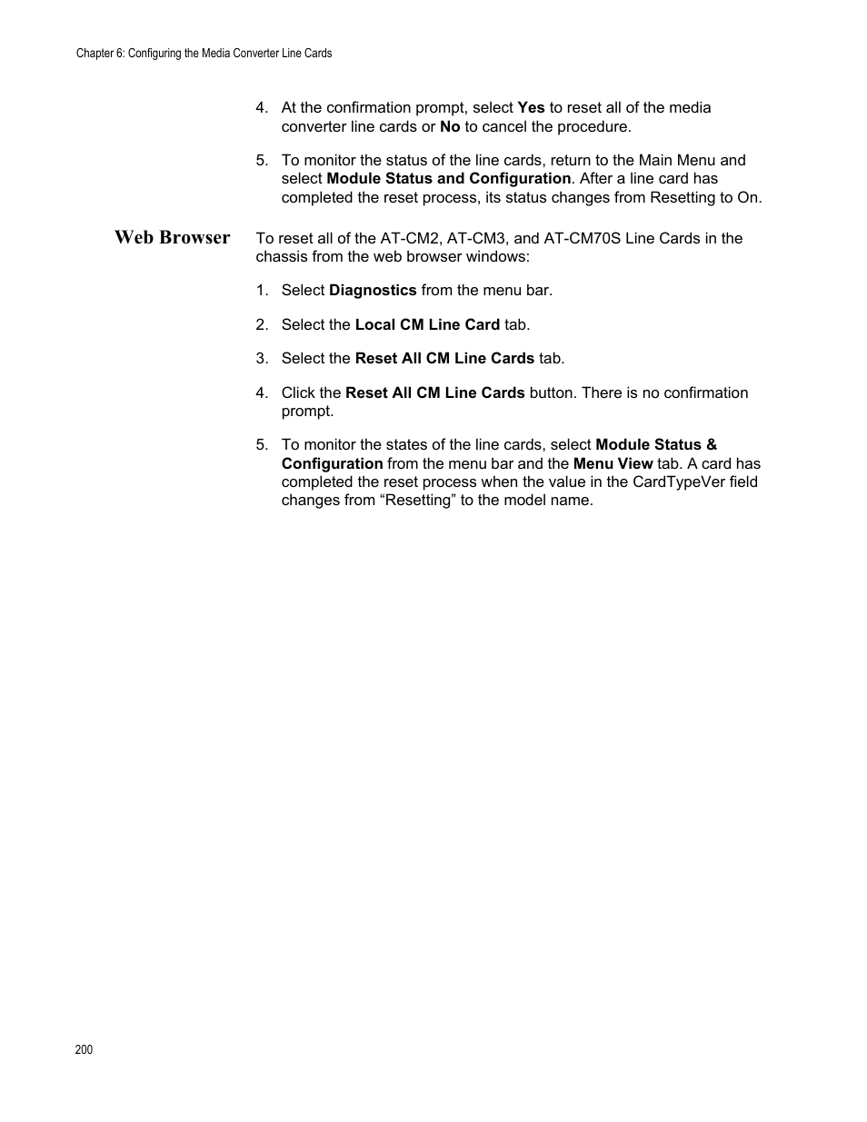 Web browser | Allied Telesis AT-S102 User Manual | Page 200 / 374