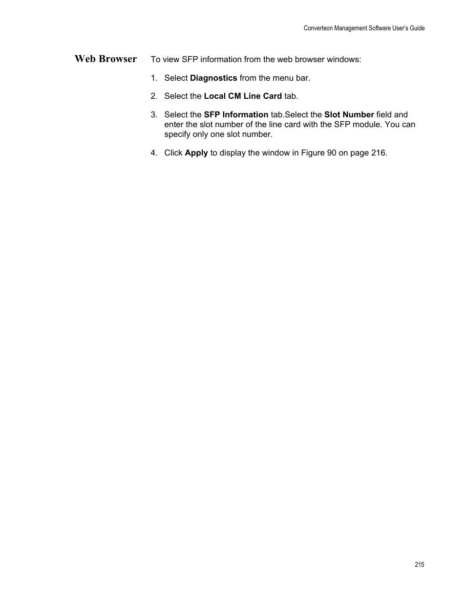 Web browser | Allied Telesis AT-S102 User Manual | Page 215 / 374