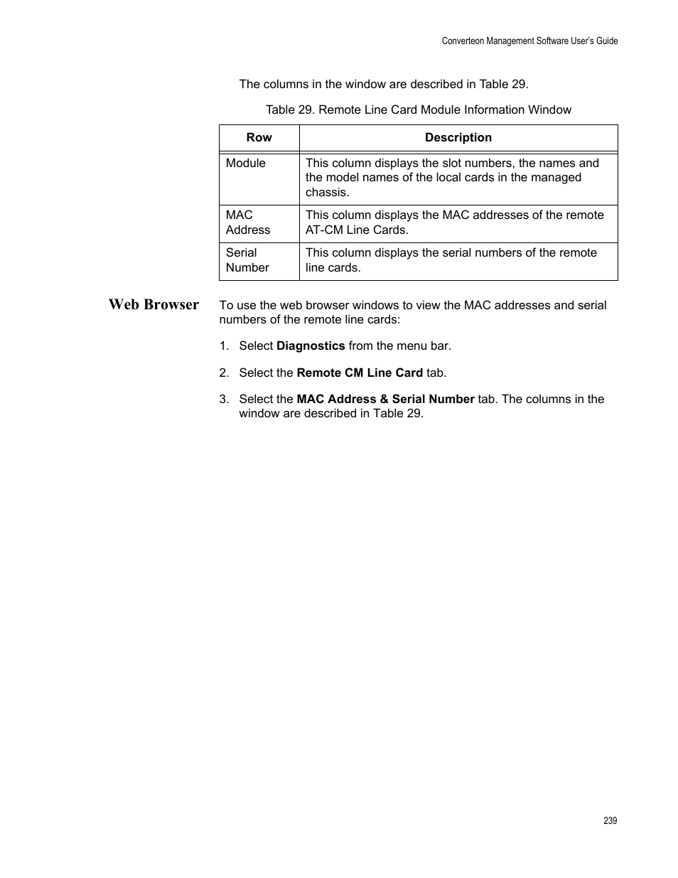 Web browser | Allied Telesis AT-S102 User Manual | Page 239 / 374