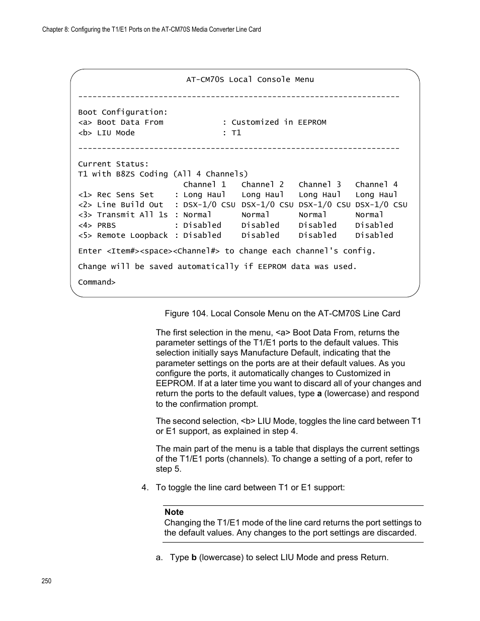 Allied Telesis AT-S102 User Manual | Page 250 / 374