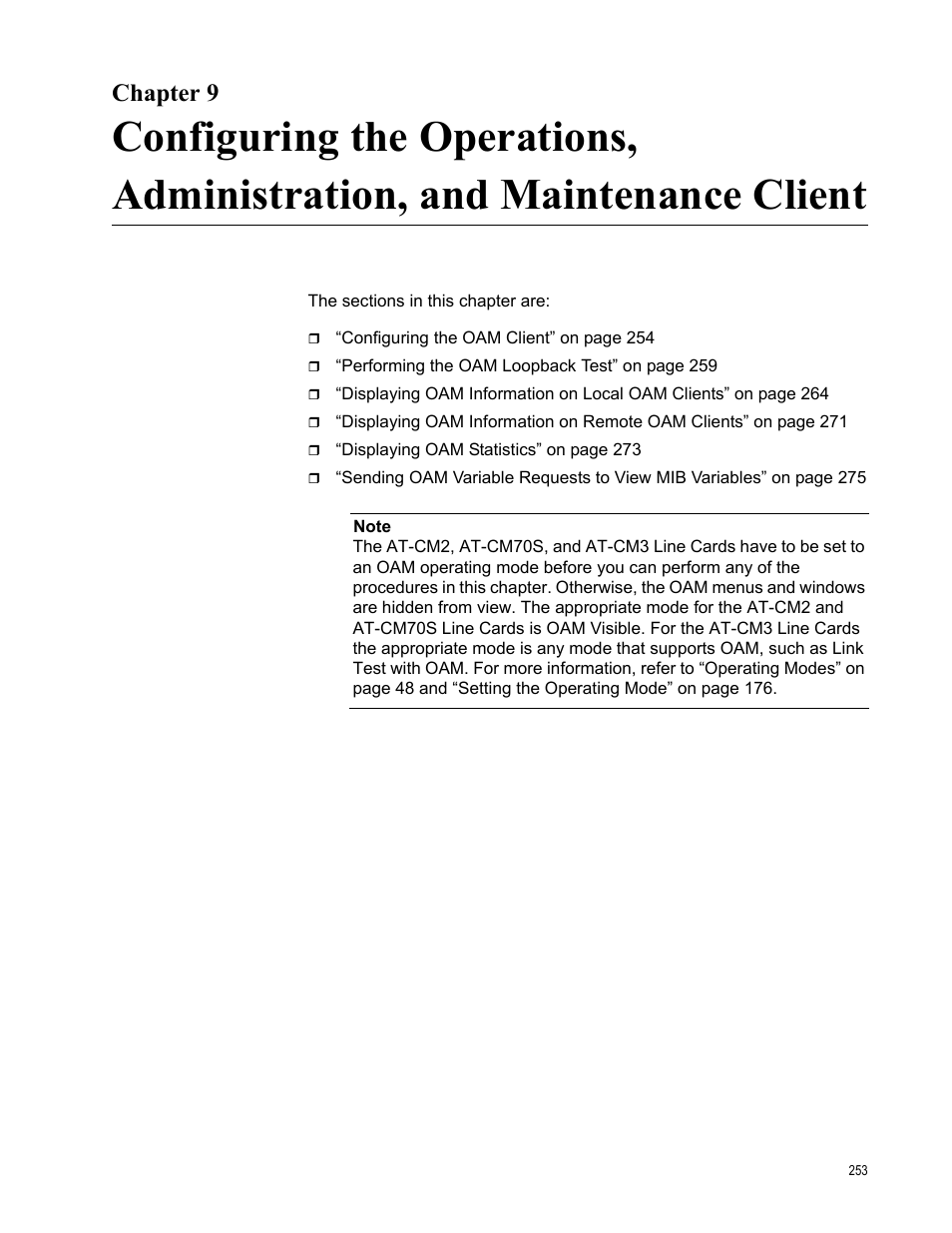 Chapter 9 | Allied Telesis AT-S102 User Manual | Page 253 / 374