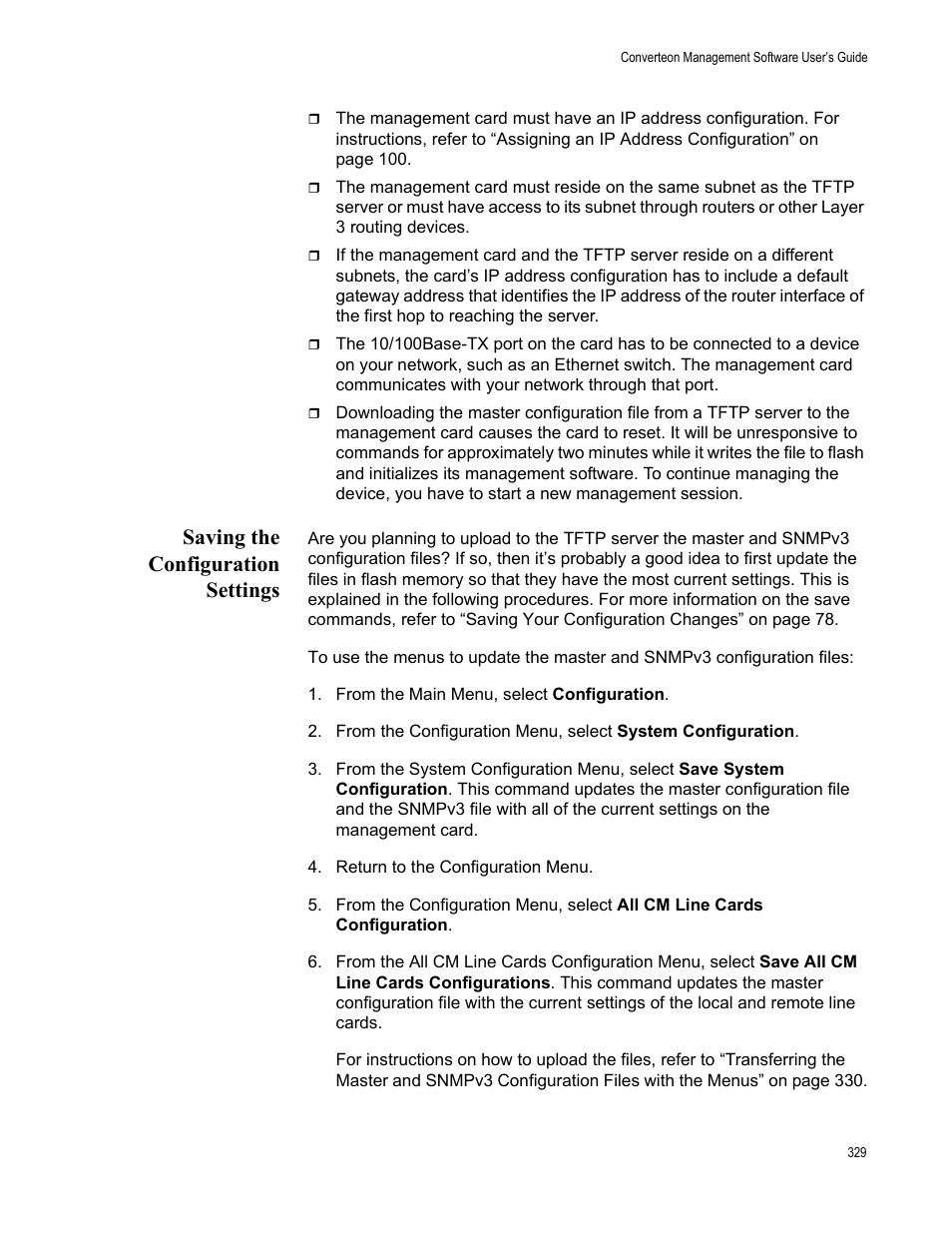 Saving the configuration settings | Allied Telesis AT-S102 User Manual | Page 329 / 374