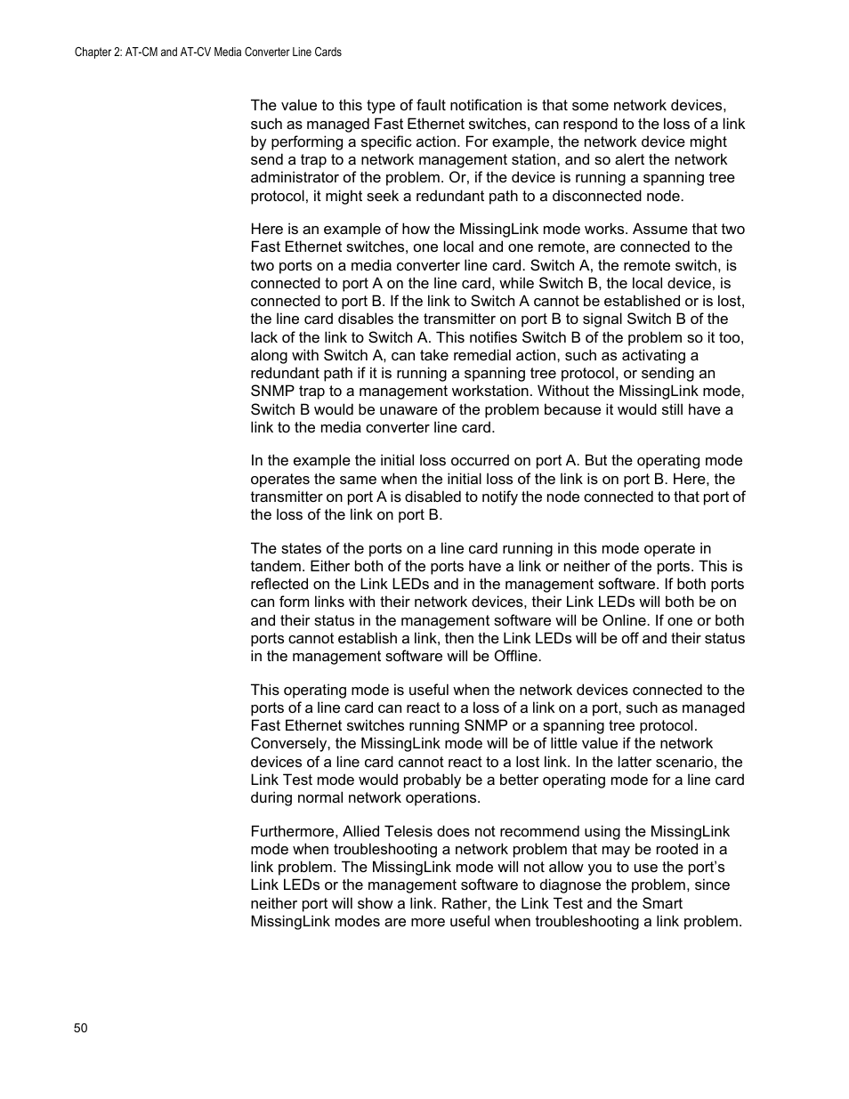 Allied Telesis AT-S102 User Manual | Page 50 / 374