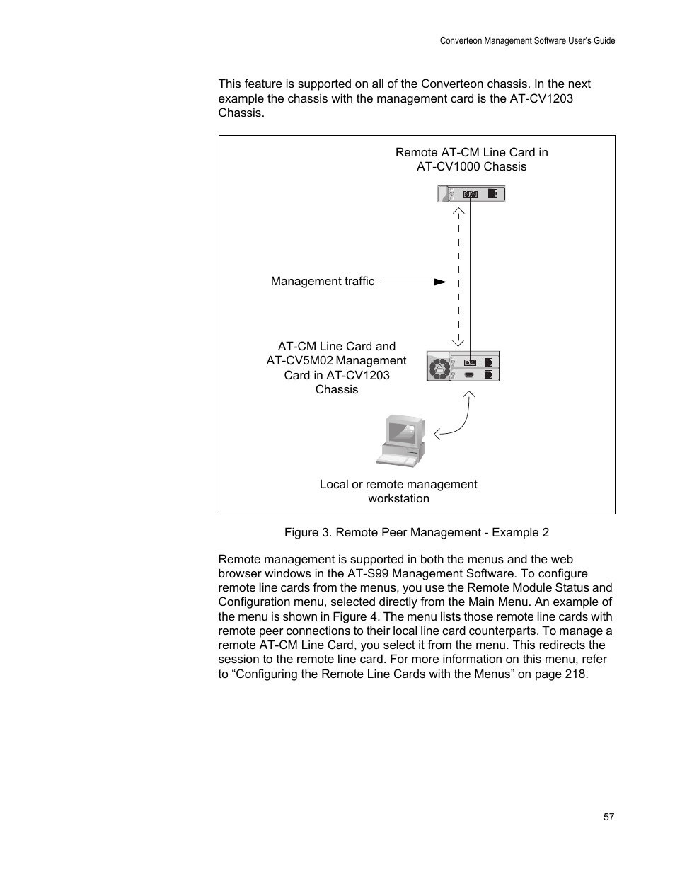 Figure 4. remote peer management - example 2 | Allied Telesis AT-S102 User Manual | Page 57 / 374