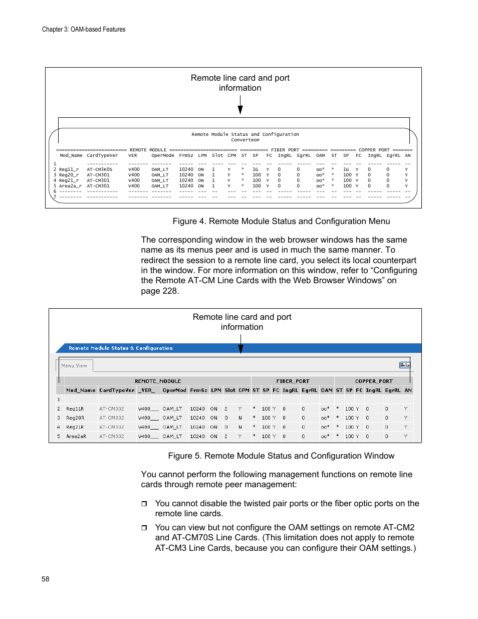 Chapter 3: oam-based features 58 | Allied Telesis AT-S102 User Manual | Page 58 / 374