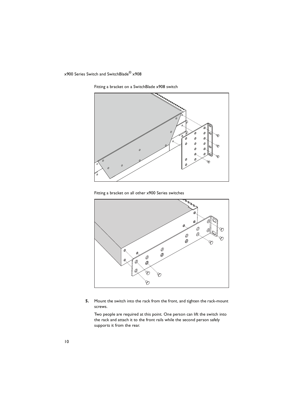 Allied Telesis x900 Series Switch and SwitchBlade x908 User Manual | Page 11 / 49