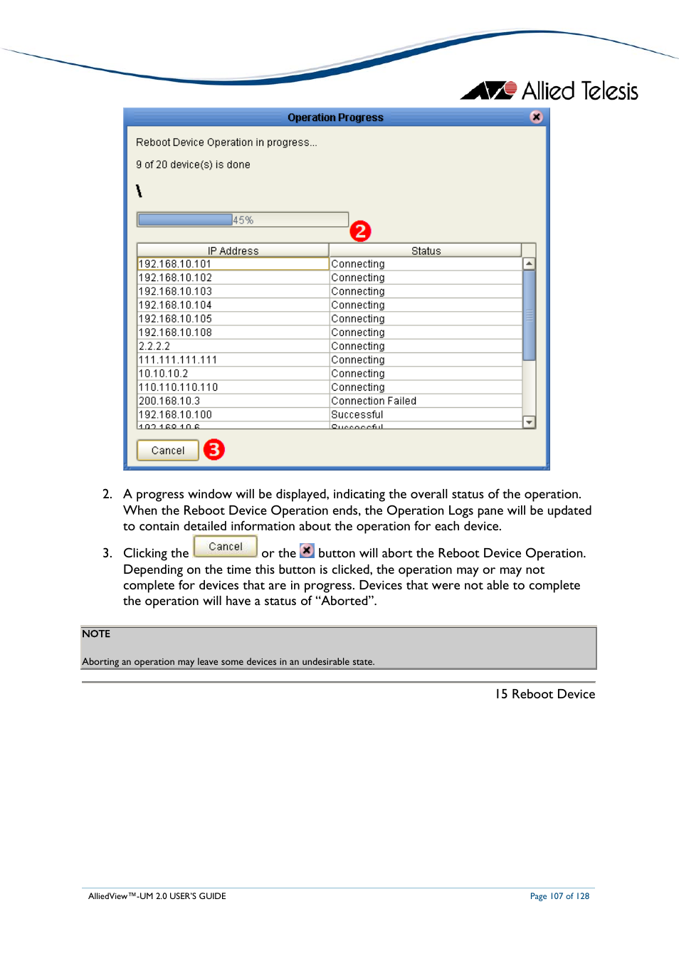 Allied Telesis AlliedView-UM 2.0 User Manual | Page 107 / 128