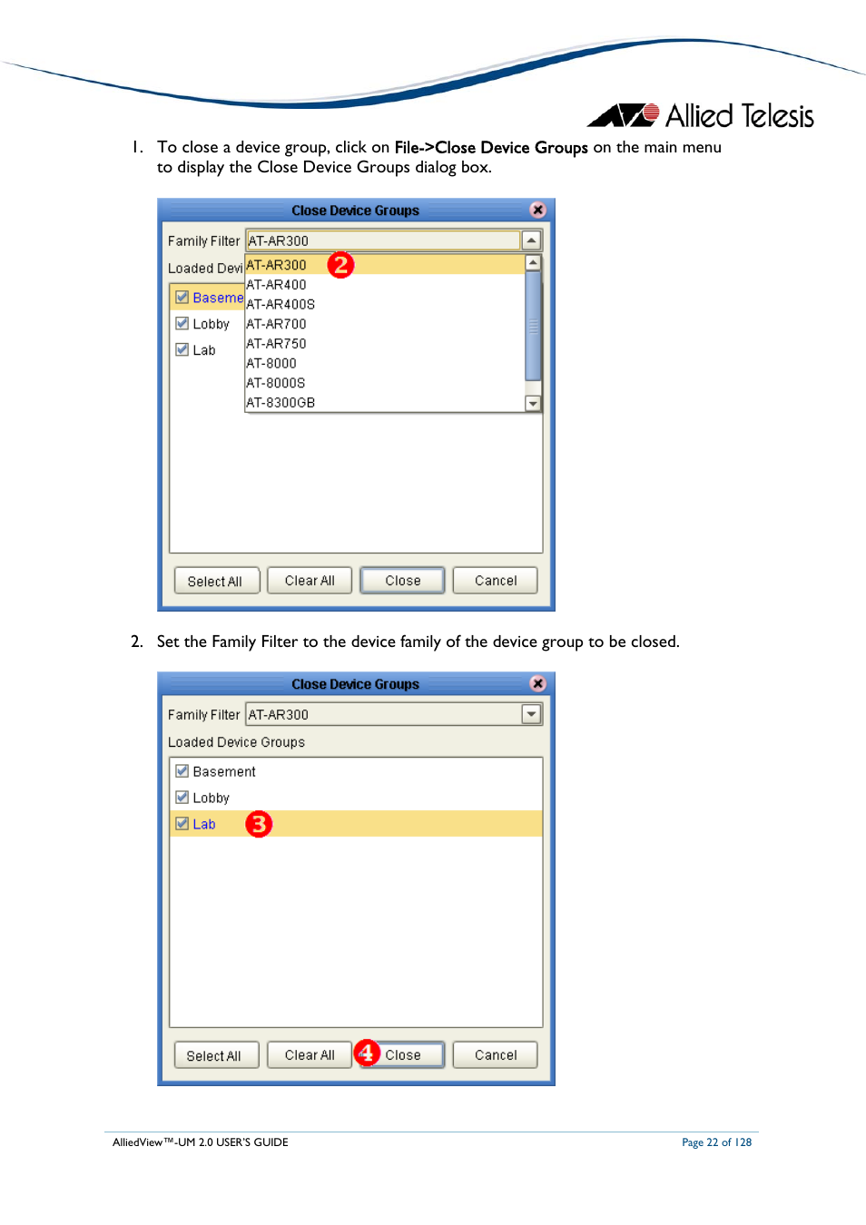 Allied Telesis AlliedView-UM 2.0 User Manual | Page 22 / 128