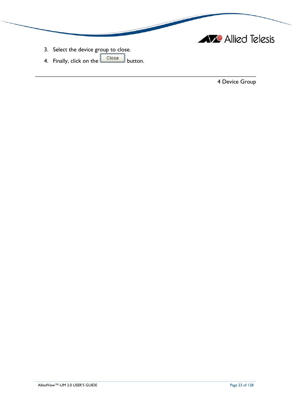 Allied Telesis AlliedView-UM 2.0 User Manual | Page 23 / 128