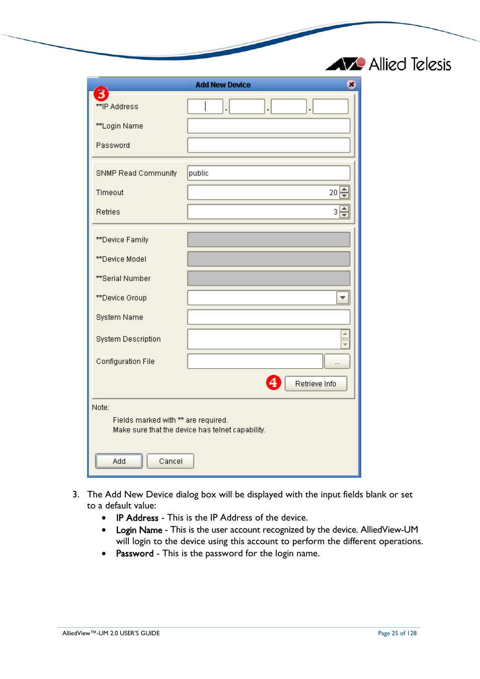 Allied Telesis AlliedView-UM 2.0 User Manual | Page 25 / 128