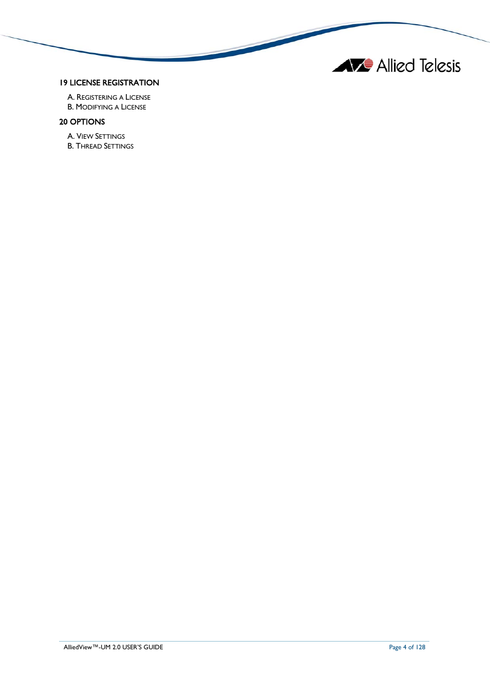 Allied Telesis AlliedView-UM 2.0 User Manual | Page 4 / 128