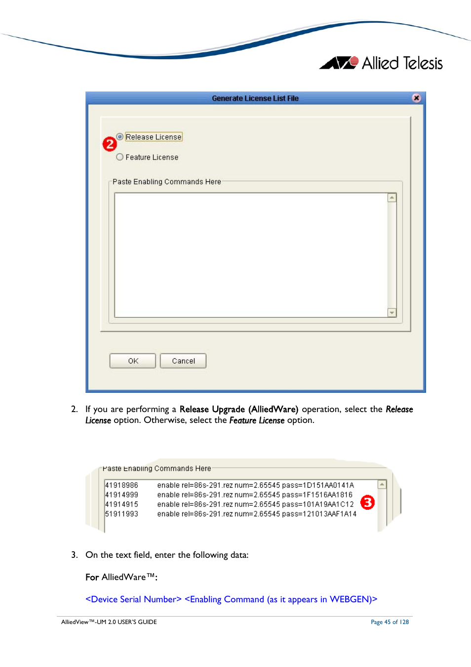 Allied Telesis AlliedView-UM 2.0 User Manual | Page 45 / 128