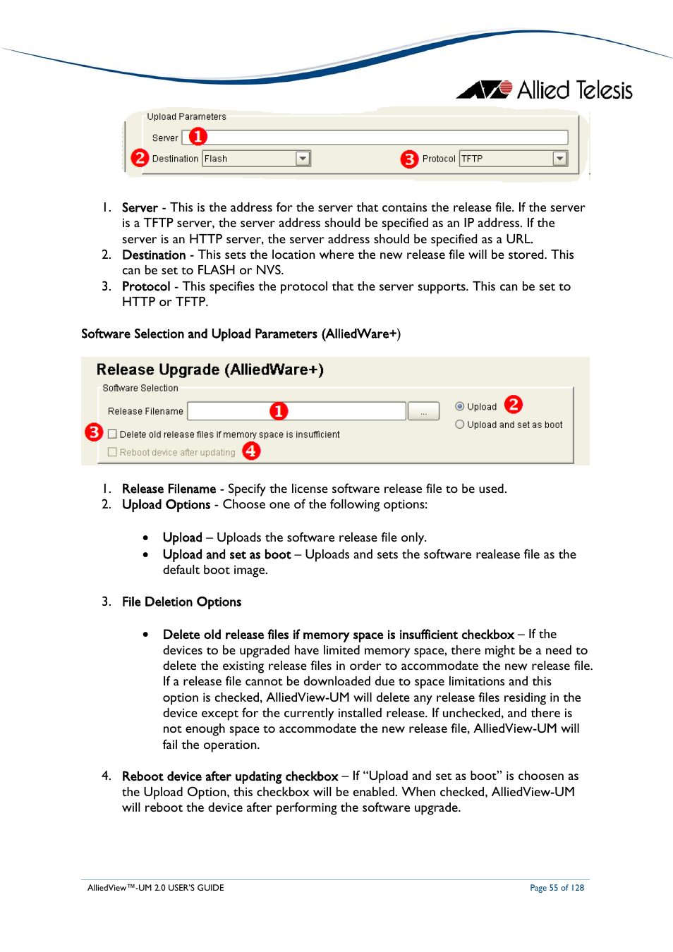 Allied Telesis AlliedView-UM 2.0 User Manual | Page 55 / 128