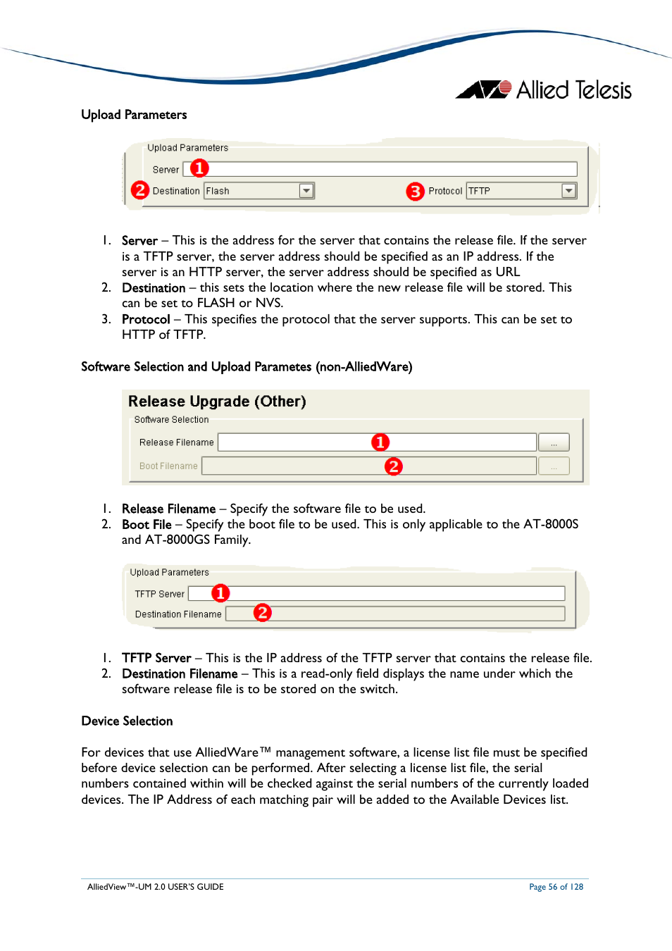 Allied Telesis AlliedView-UM 2.0 User Manual | Page 56 / 128