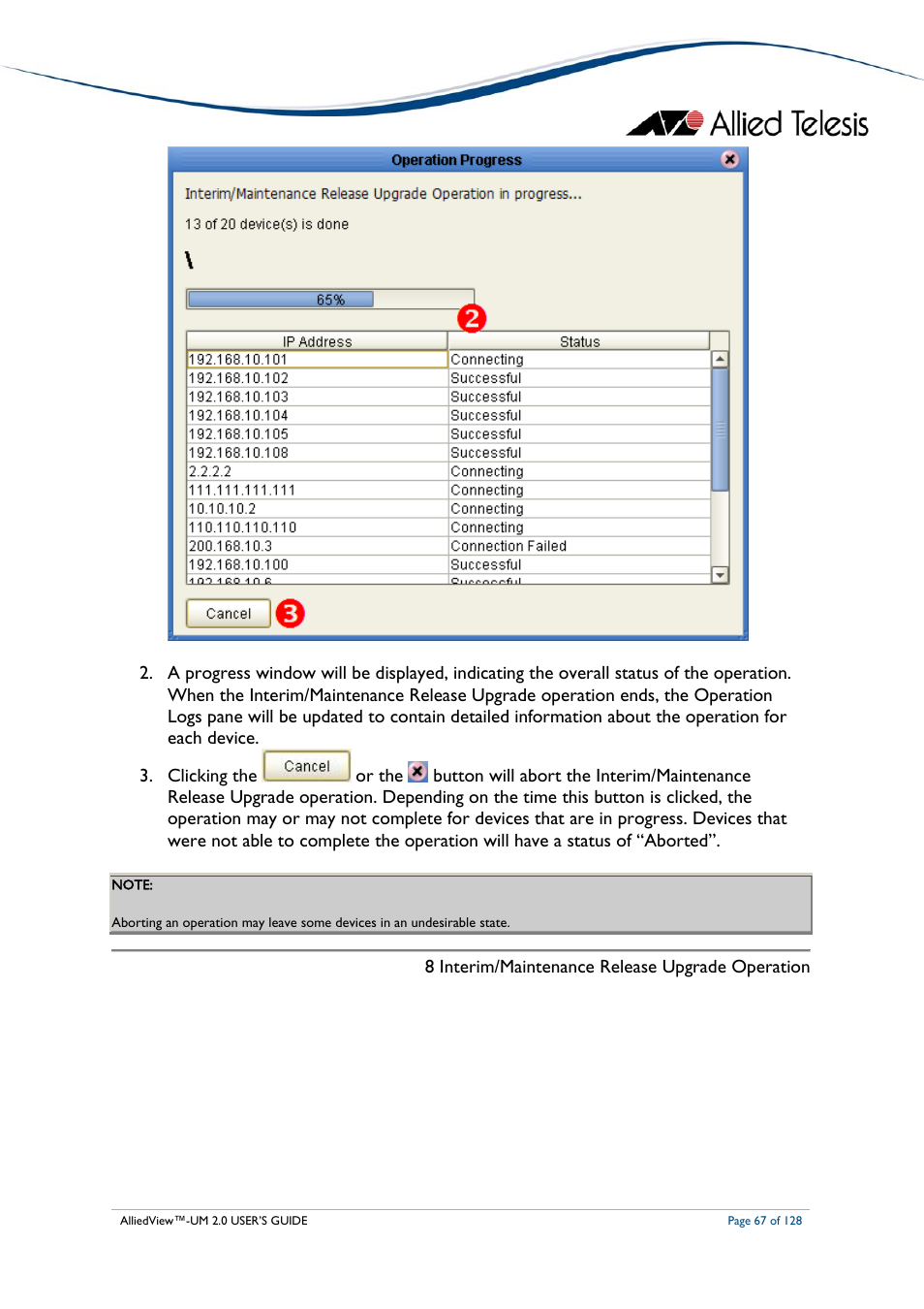 Allied Telesis AlliedView-UM 2.0 User Manual | Page 67 / 128