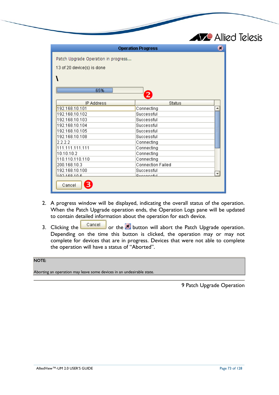 Allied Telesis AlliedView-UM 2.0 User Manual | Page 73 / 128