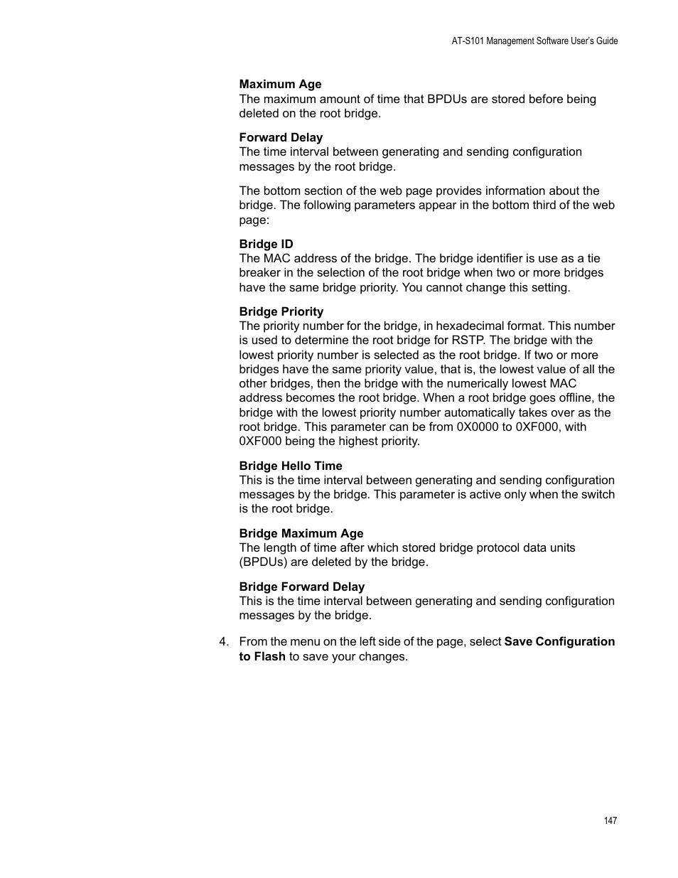 Allied Telesis AT-S101 User Manual | Page 147 / 238