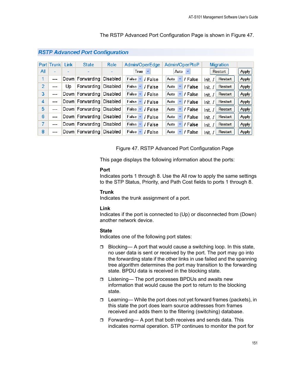 Allied Telesis AT-S101 User Manual | Page 151 / 238