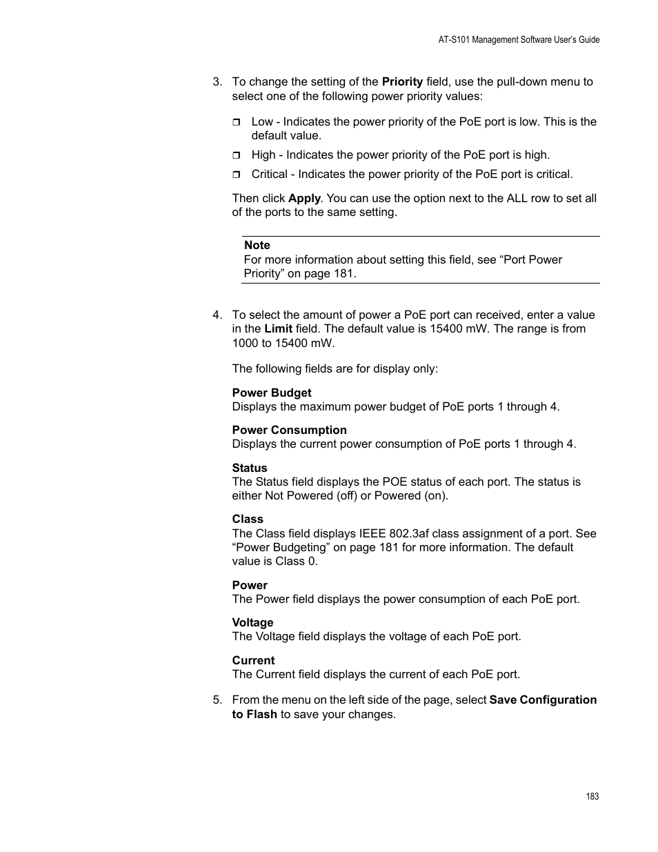 Allied Telesis AT-S101 User Manual | Page 183 / 238