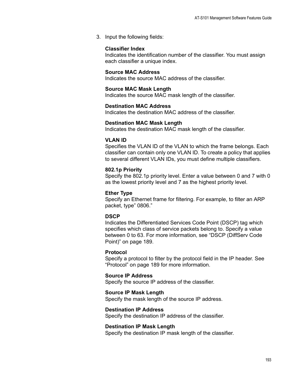 Allied Telesis AT-S101 User Manual | Page 193 / 238