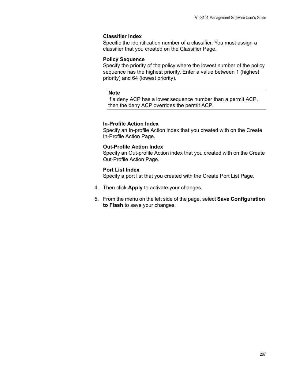 Allied Telesis AT-S101 User Manual | Page 207 / 238