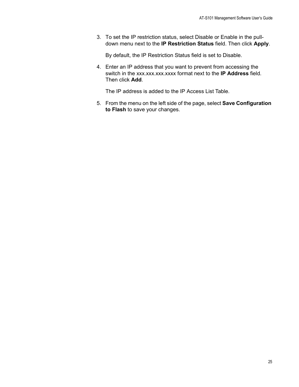 Allied Telesis AT-S101 User Manual | Page 25 / 238