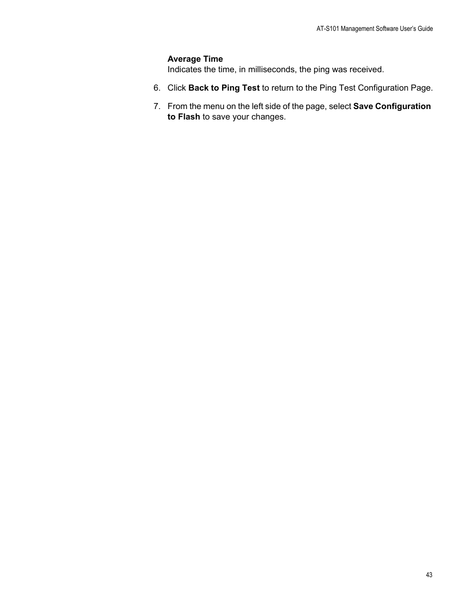 Allied Telesis AT-S101 User Manual | Page 43 / 238