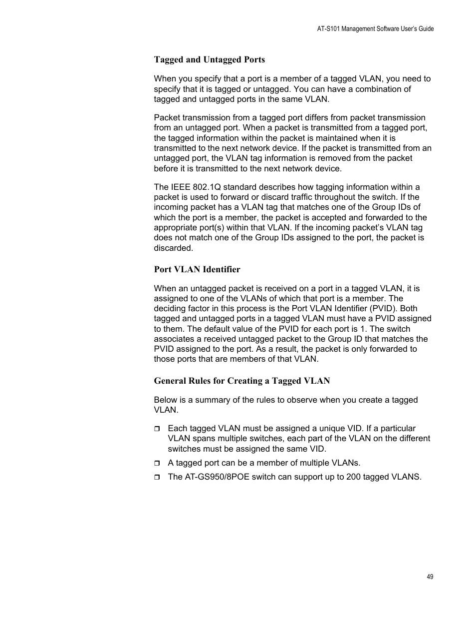 Allied Telesis AT-S101 User Manual | Page 49 / 238