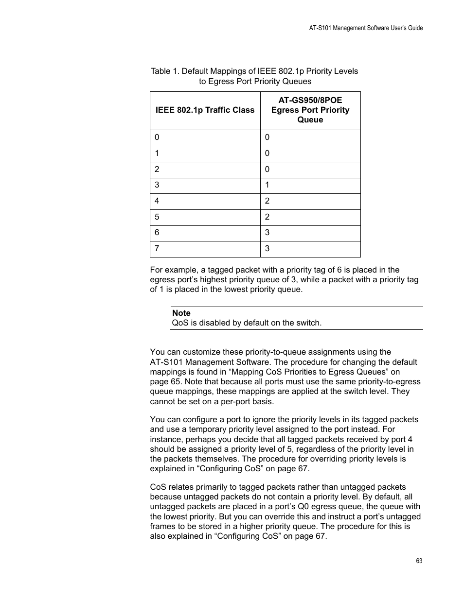 Allied Telesis AT-S101 User Manual | Page 63 / 238