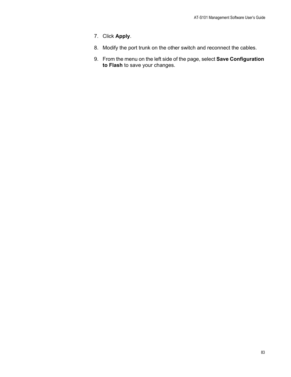 Allied Telesis AT-S101 User Manual | Page 83 / 238