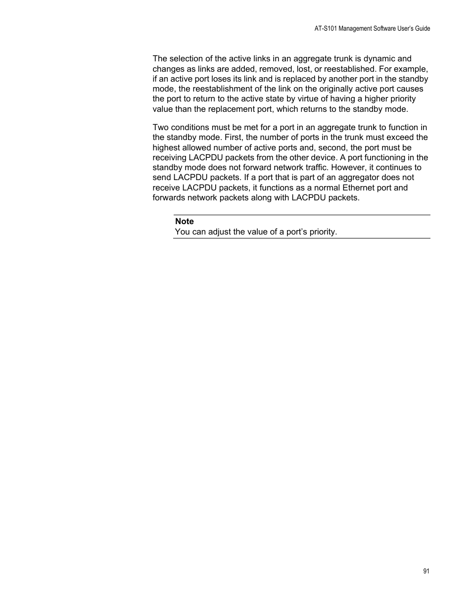 Allied Telesis AT-S101 User Manual | Page 91 / 238