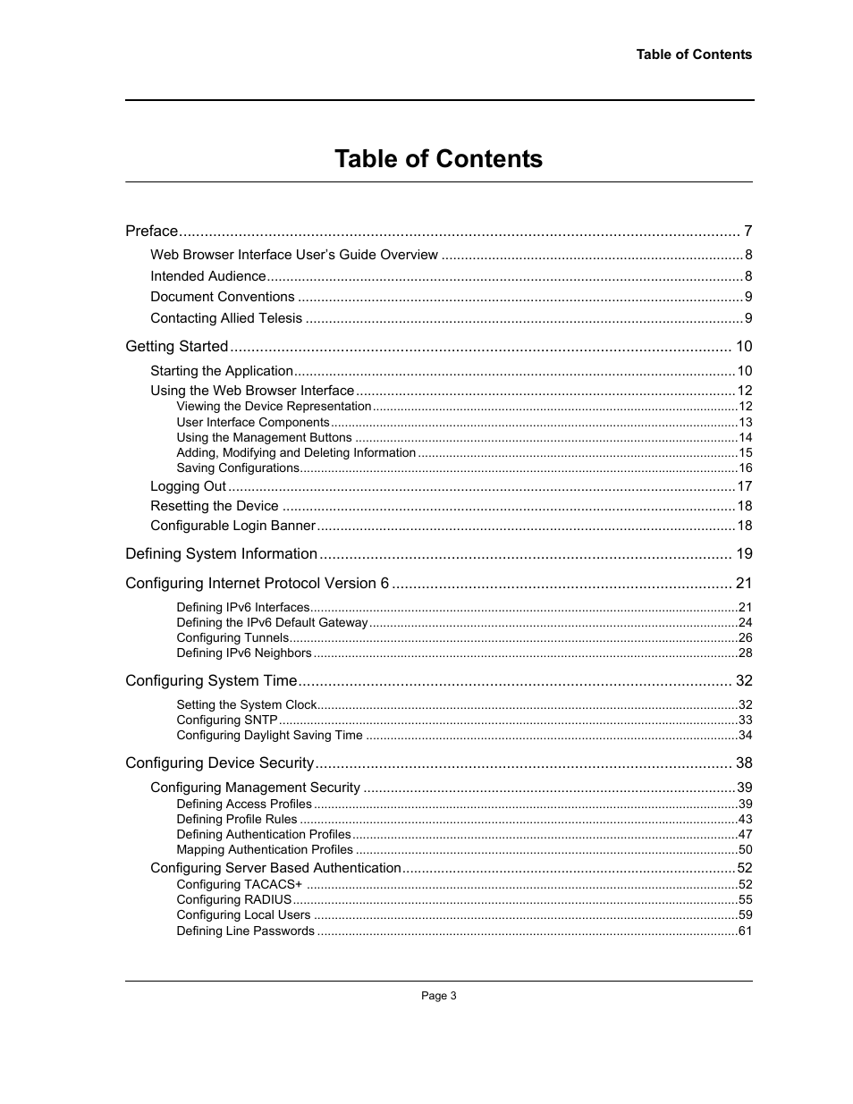 Allied Telesis AT-S94 User Manual | Page 3 / 250