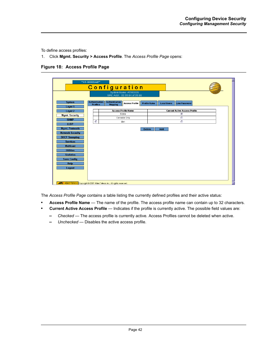 Allied Telesis AT-S94 User Manual | Page 42 / 250
