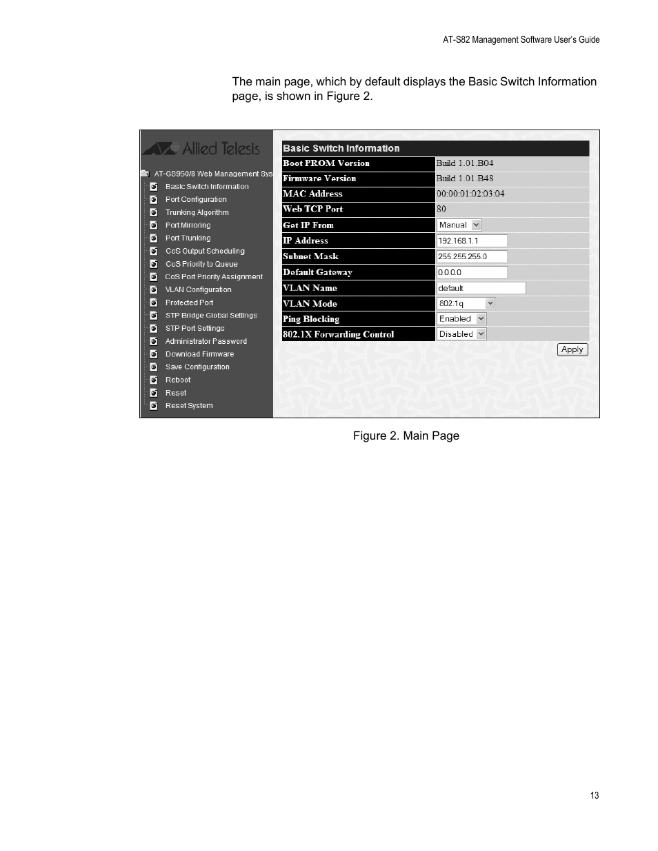 Allied Telesis AT-S82 User Manual | Page 13 / 76