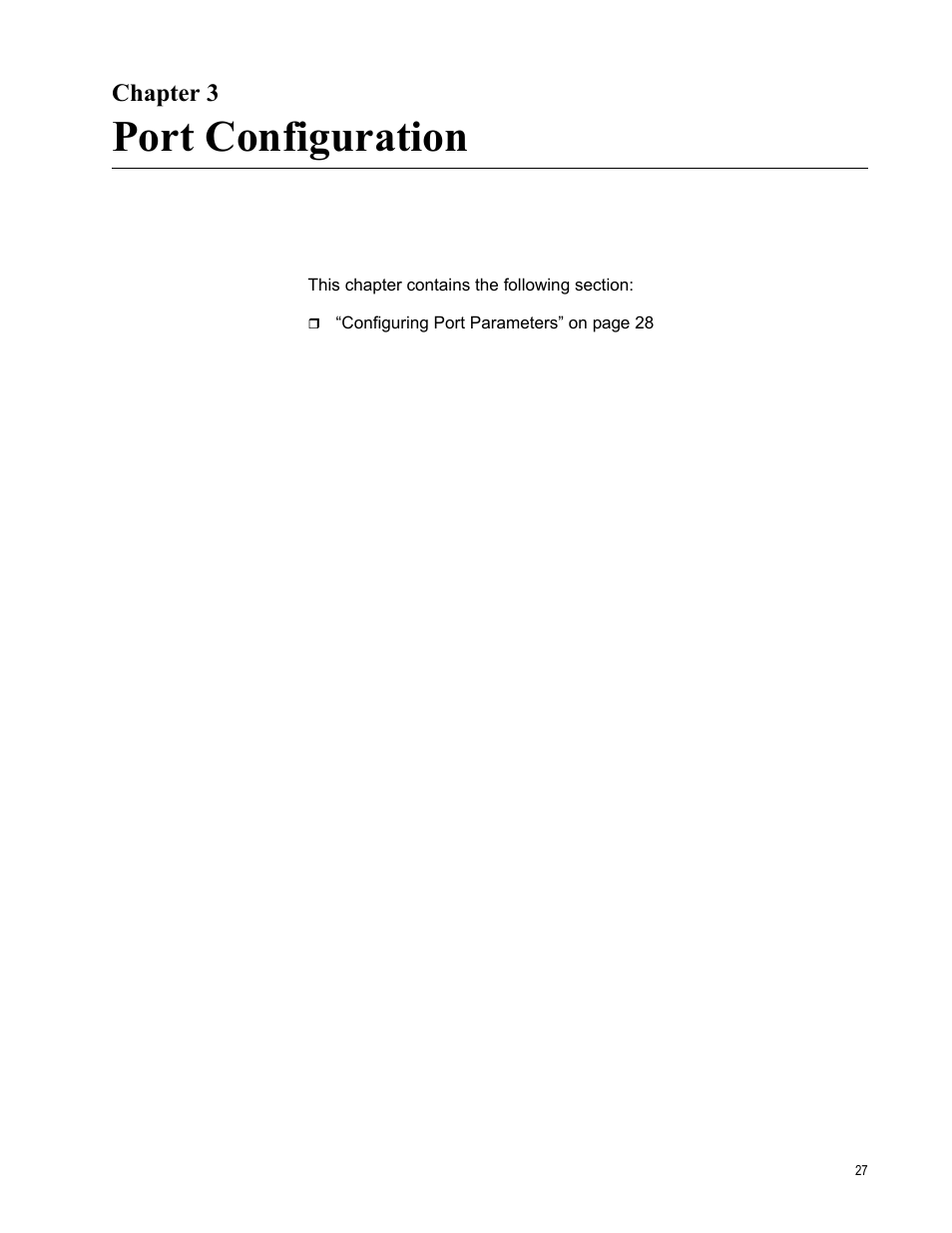 Chapter 3, Port configuration, R 3: port configuration | Allied Telesis AT-S82 User Manual | Page 27 / 76