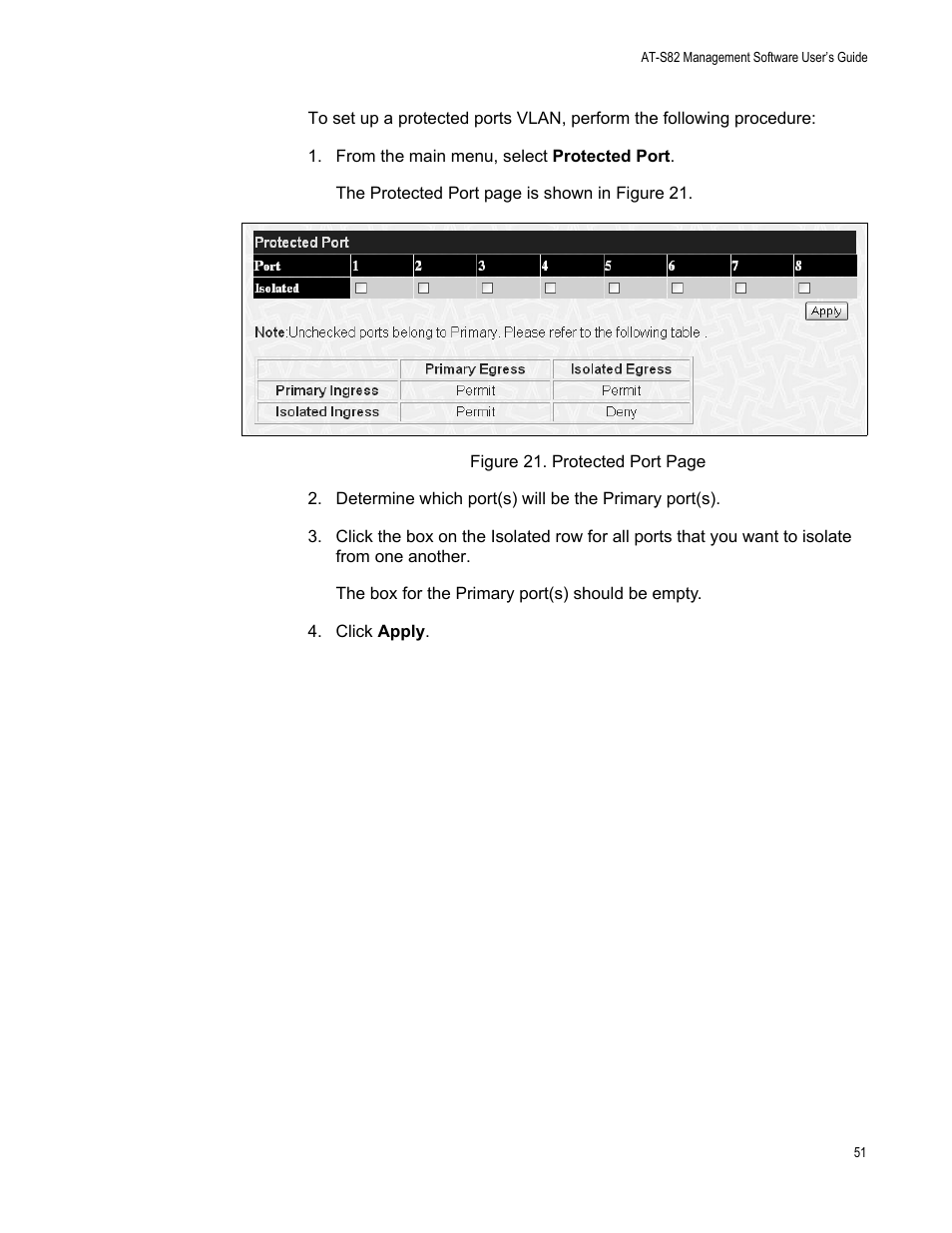 Allied Telesis AT-S82 User Manual | Page 51 / 76