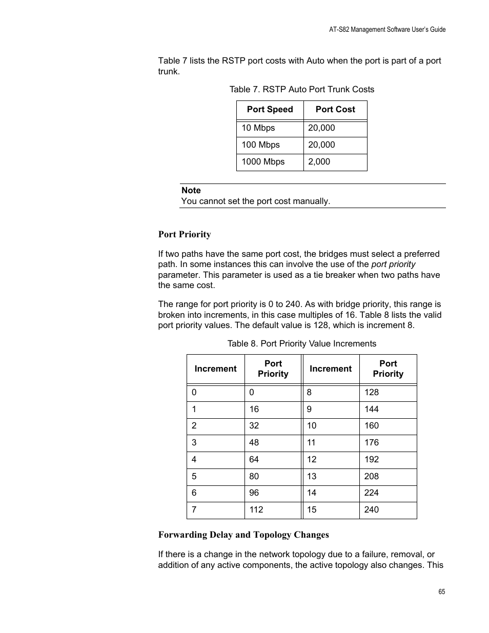 Allied Telesis AT-S82 User Manual | Page 65 / 76