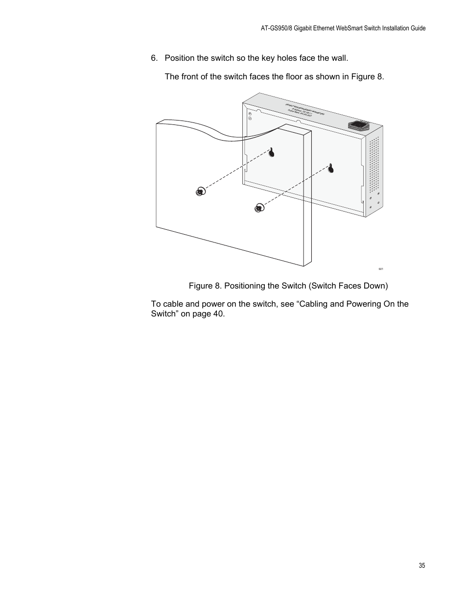 Allied Telesis AT-GS950/8 User Manual | Page 35 / 52