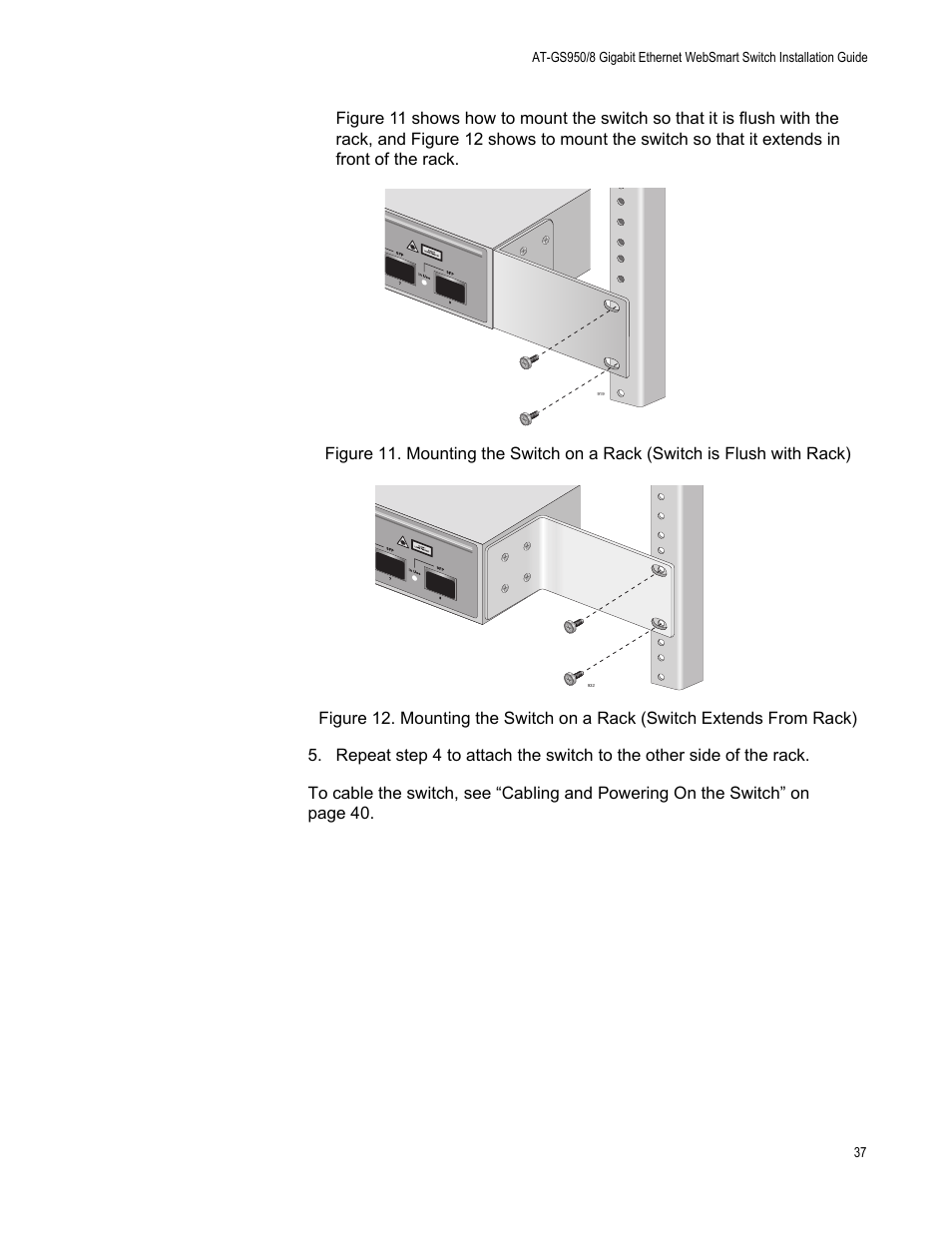 Allied Telesis AT-GS950/8 User Manual | Page 37 / 52