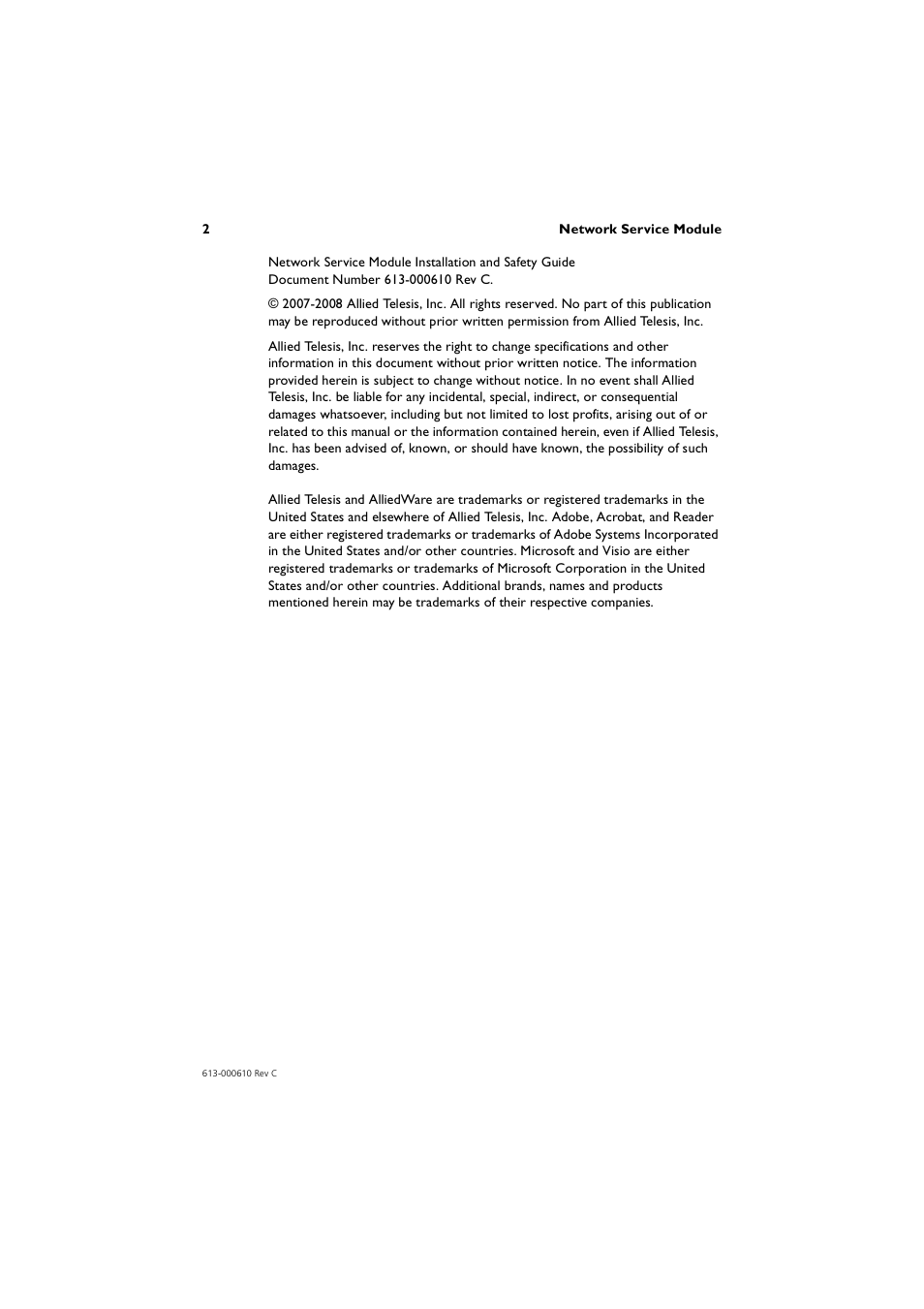 Allied Telesis AT-AR048-B User Manual | Page 3 / 13