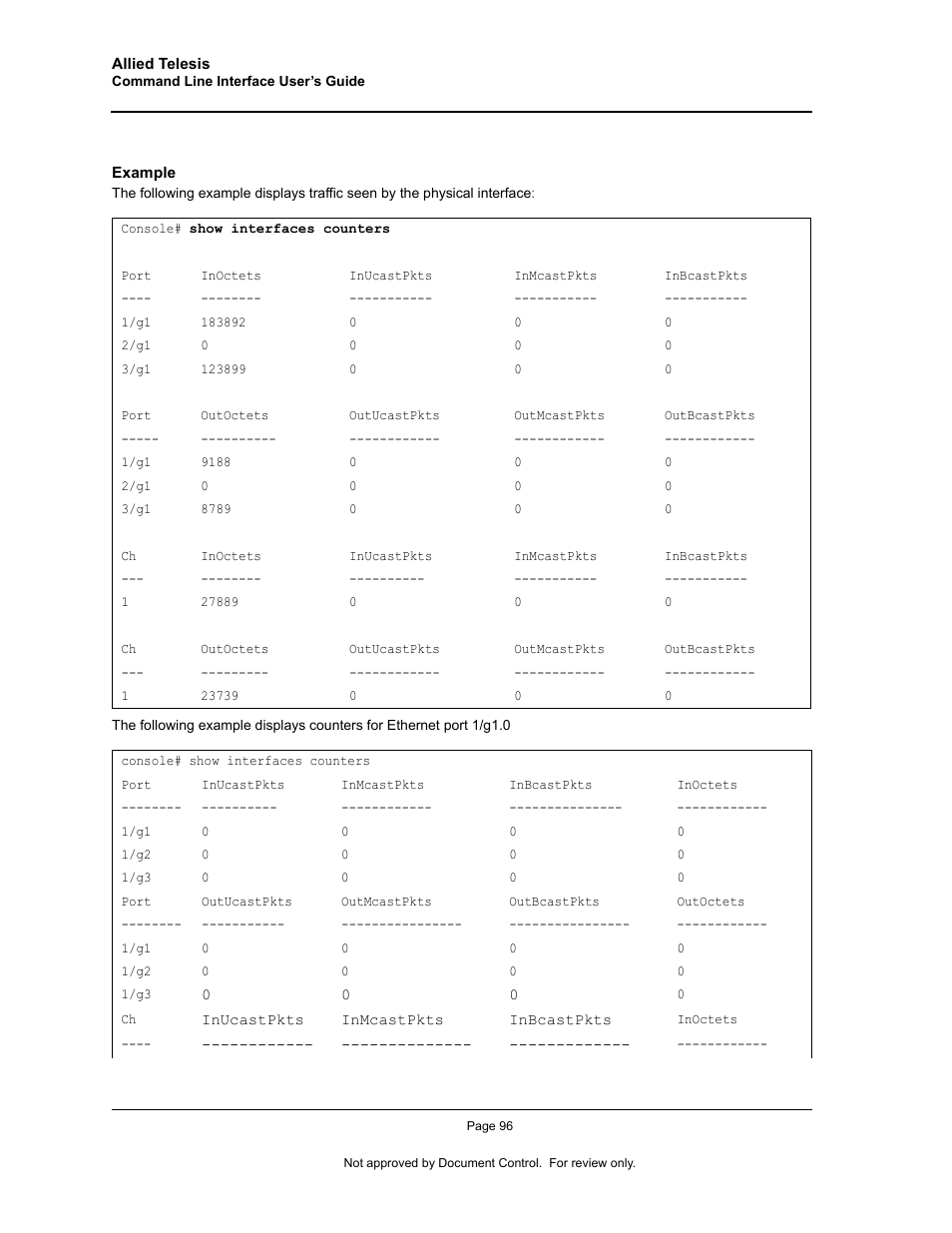 Allied Telesis AT-S95 CLI User Manual | Page 108 / 348