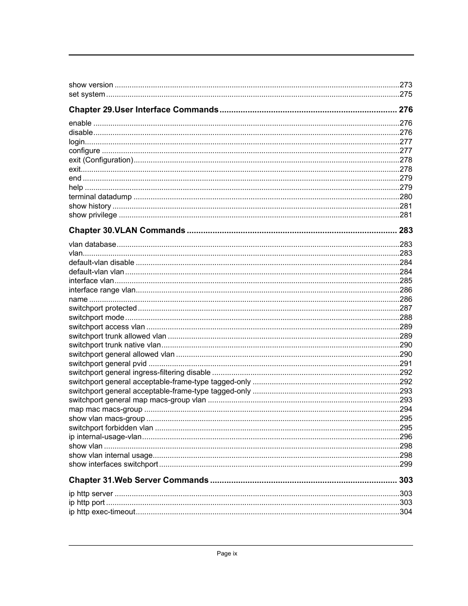 Allied Telesis AT-S95 CLI User Manual | Page 11 / 348