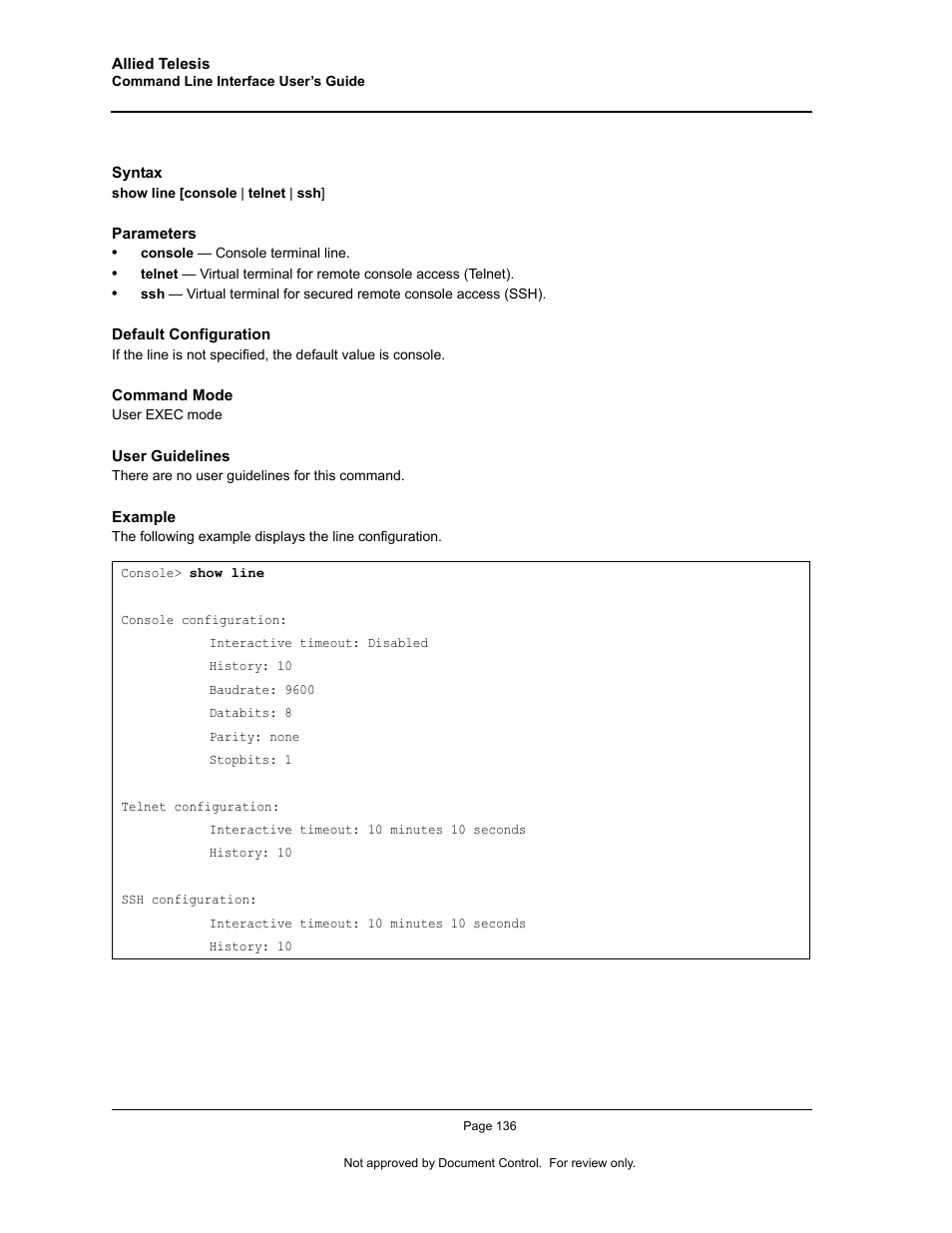 Allied Telesis AT-S95 CLI User Manual | Page 148 / 348