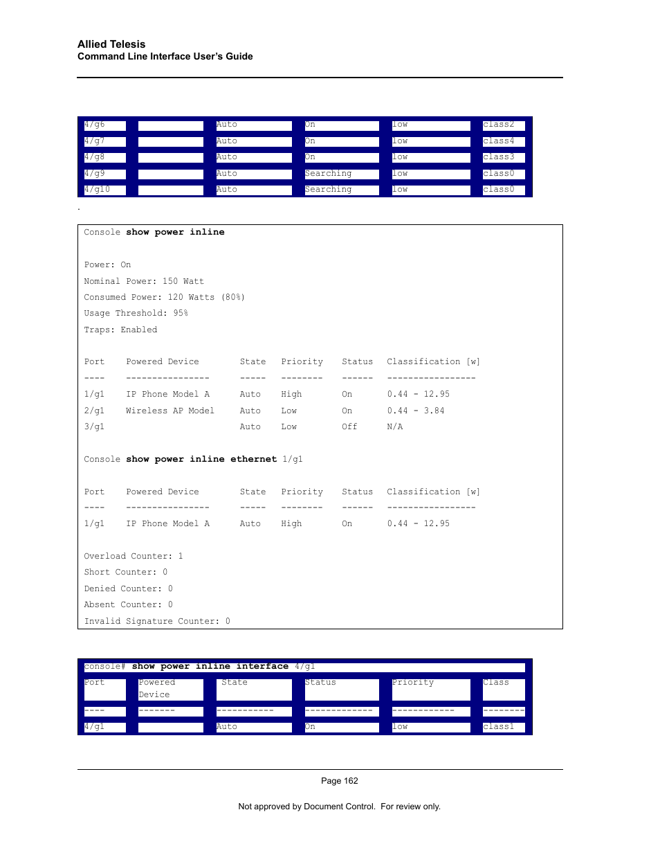 Allied Telesis AT-S95 CLI User Manual | Page 174 / 348